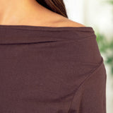 Organic Cowl Neck Dress - Aaria Tees Aaria Tees