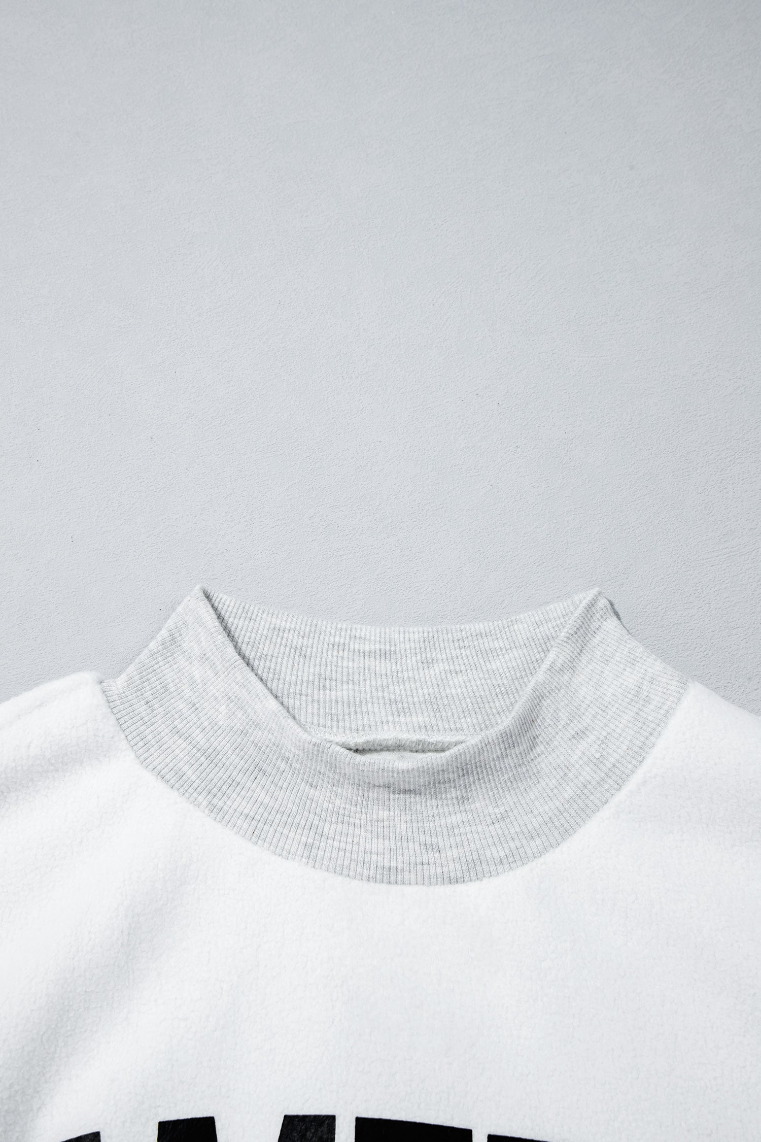 Light Grey High Neck GAMEDAY/ FOOTBALL Double Side Printed Reversible Sweatshirt - Aaria Tees Aaria Tees