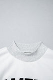 Light Grey High Neck GAMEDAY/ FOOTBALL Double Side Printed Reversible Sweatshirt - Aaria Tees Aaria Tees