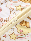 PoshTOT Rainbow Snacks Bamboo Baby Convertible Zippy Romper - Aaria Tees Aaria Tees