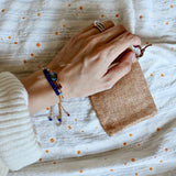 Bracelet Set: London Blue Quartz and Lapis Lazuli Aaria Tees