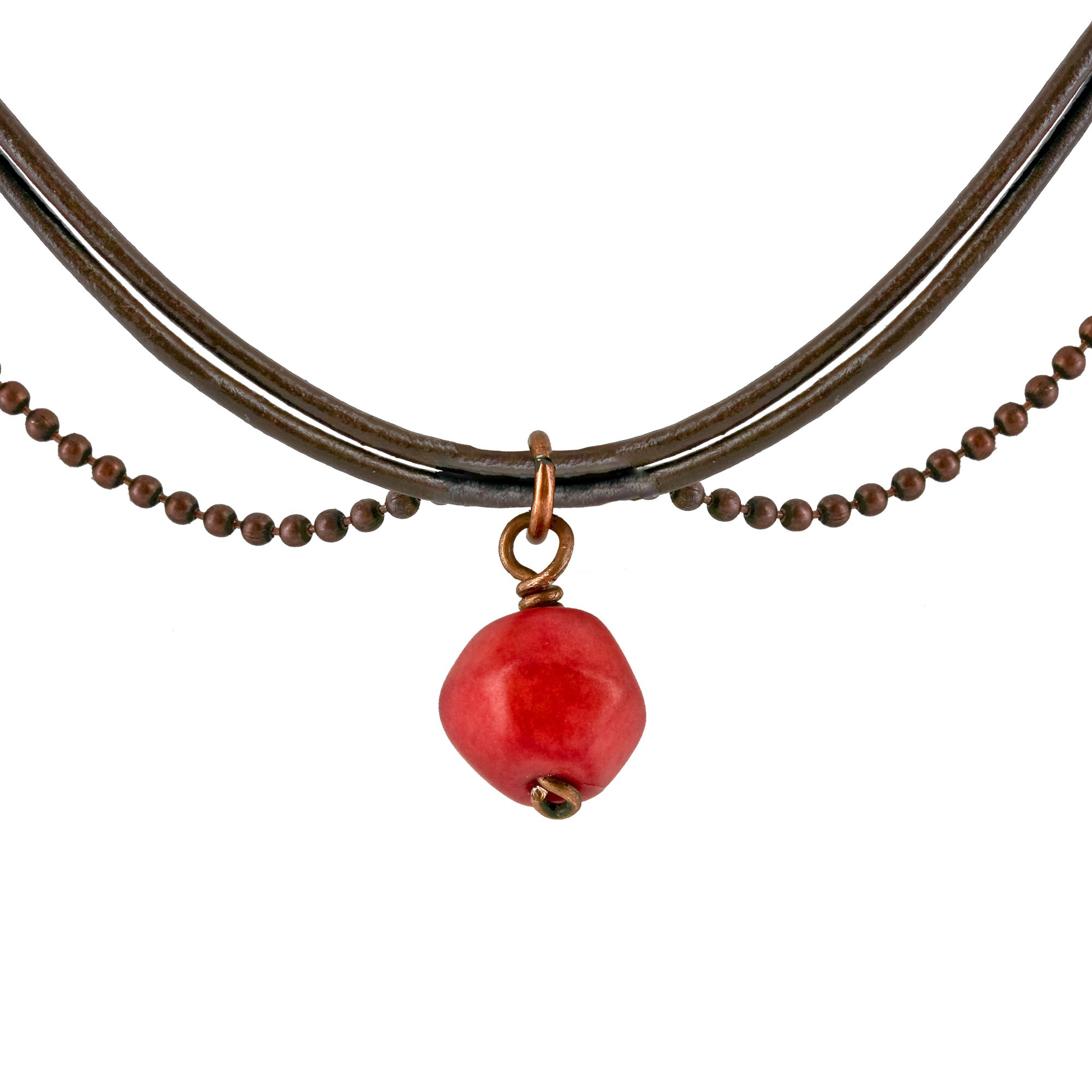 Magdalena Faceted Tagua Necklace - Aaria Tees Aaria Tees