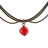 Magdalena Faceted Tagua Necklace - Aaria Tees Aaria Tees