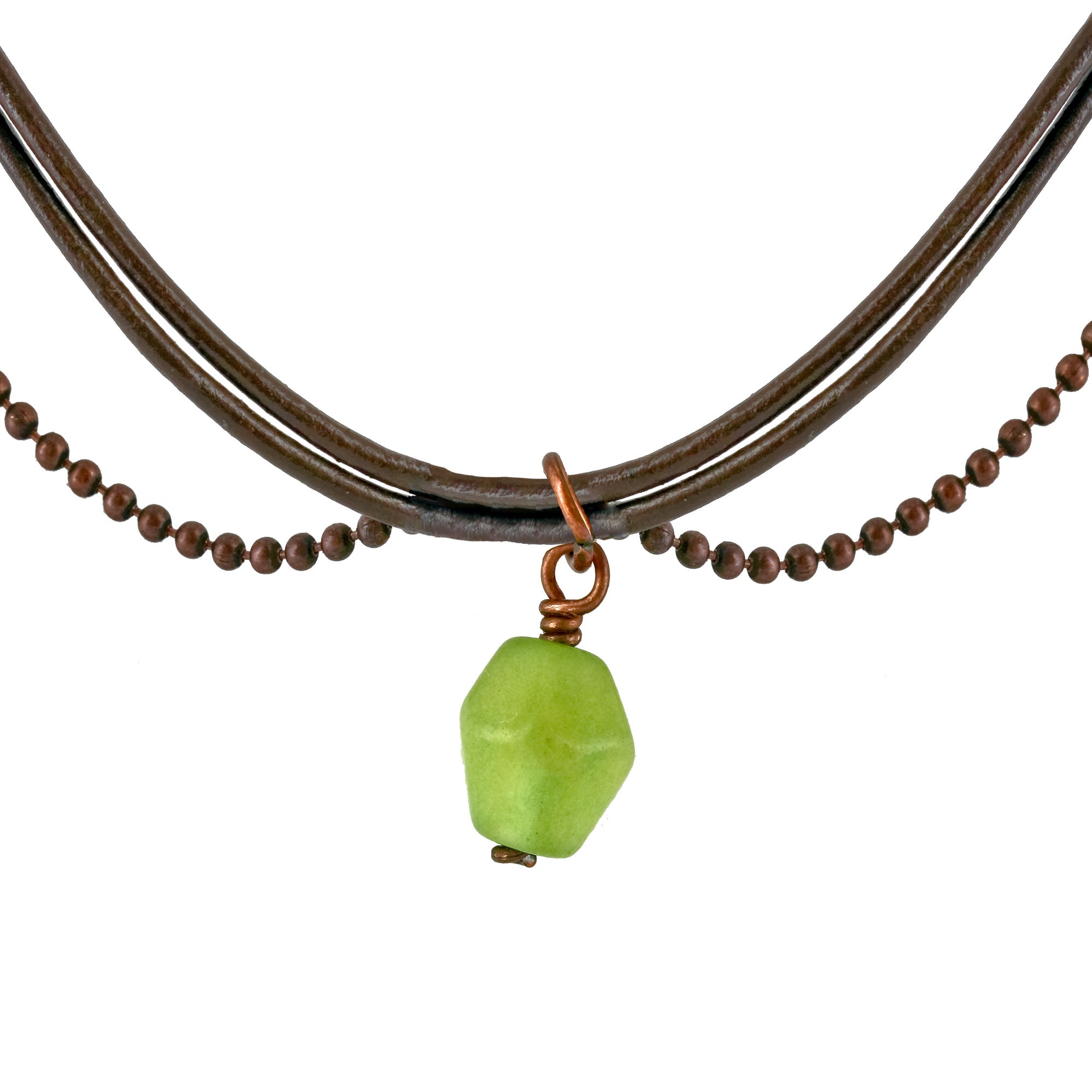 Magdalena Faceted Tagua Necklace - Aaria Tees Aaria Tees