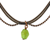 Magdalena Faceted Tagua Necklace - Aaria Tees Aaria Tees