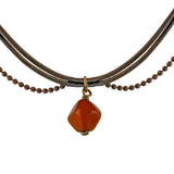 Magdalena Faceted Tagua Necklace - Aaria Tees Aaria Tees