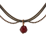 Magdalena Faceted Tagua Necklace - Aaria Tees Aaria Tees