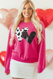 Whitley Heart Patch Graphic Sweatshirt - Aaria Tees Aaria Tees