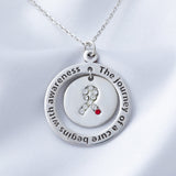 Diabetes Awareness Pewter Necklace - Aaria Tees Aaria Tees