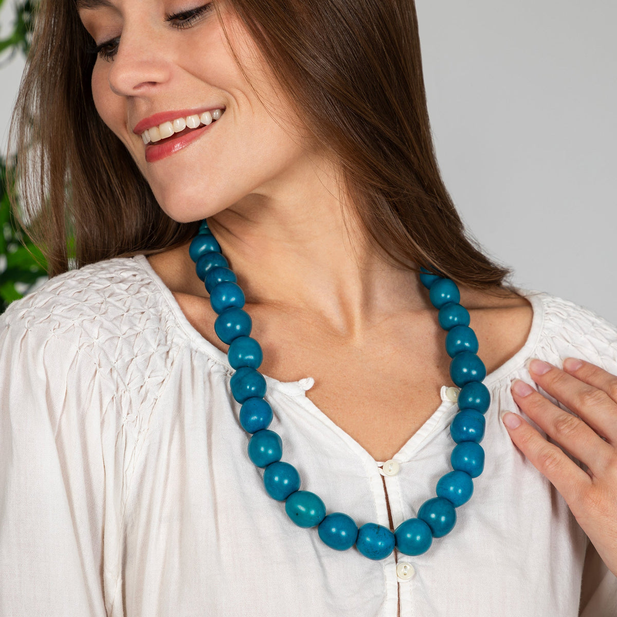 Tatiana Tagua Necklace - Aaria Tees