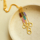 Aquamarine Solara Necklace Aaria Tees