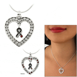 Many Hearts One Cause&trade; Diabetes Awareness Sterling Necklace - Aaria Tees Aaria Tees