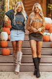 Dark Grey Pumpkin Spice Baby Graphic Textured Sweatshirt - Aaria Tees Aaria Tees