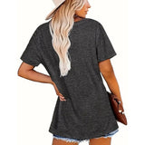 Retro Desert Highway T-Shirt - Casual Short Sleeve Tee Tops - Aaria Tees Aaria Tees