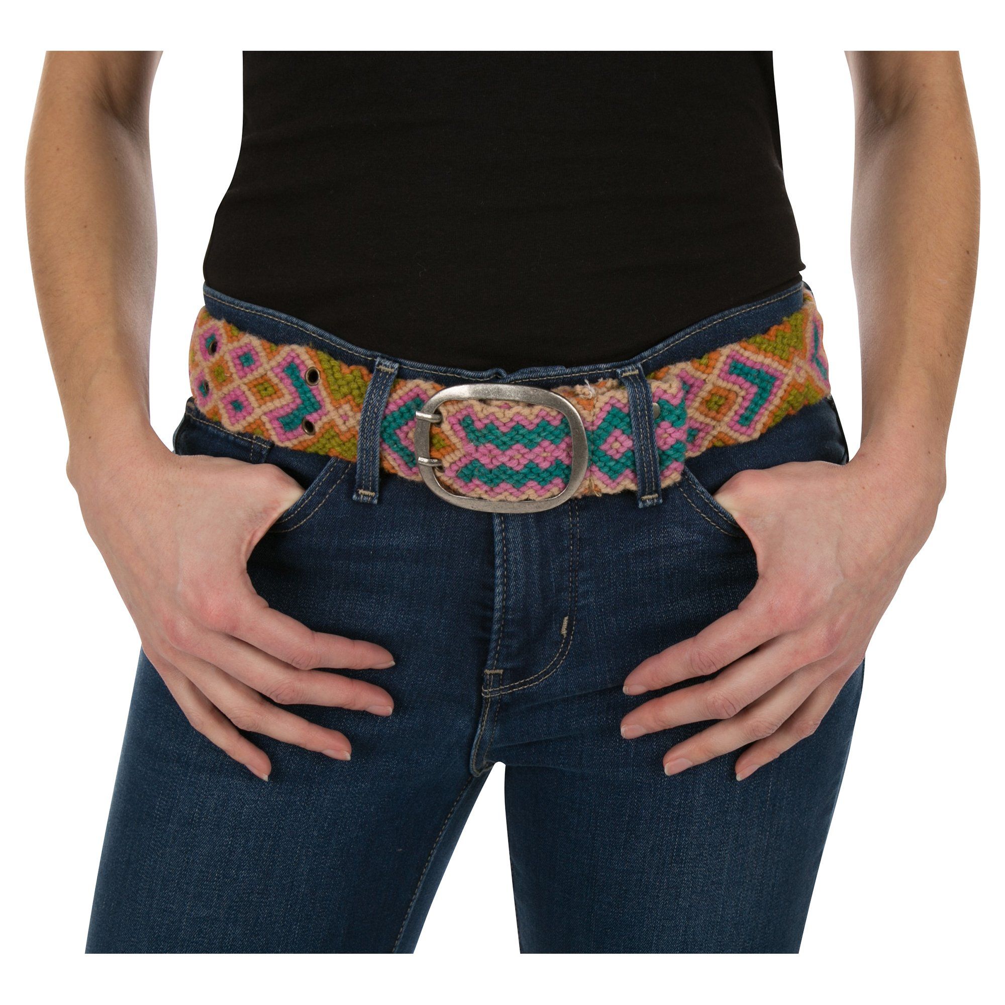 Geometric Knotted Wool Belt - Aaria Tees Aaria Tees
