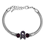 Alzheimer's Awareness Cable Bracelet - Aaria Tees Aaria Tees