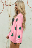 White Pumpkin Print Open Front Drop Shoulder Midi Cardigan - Aaria Tees Aaria Tees