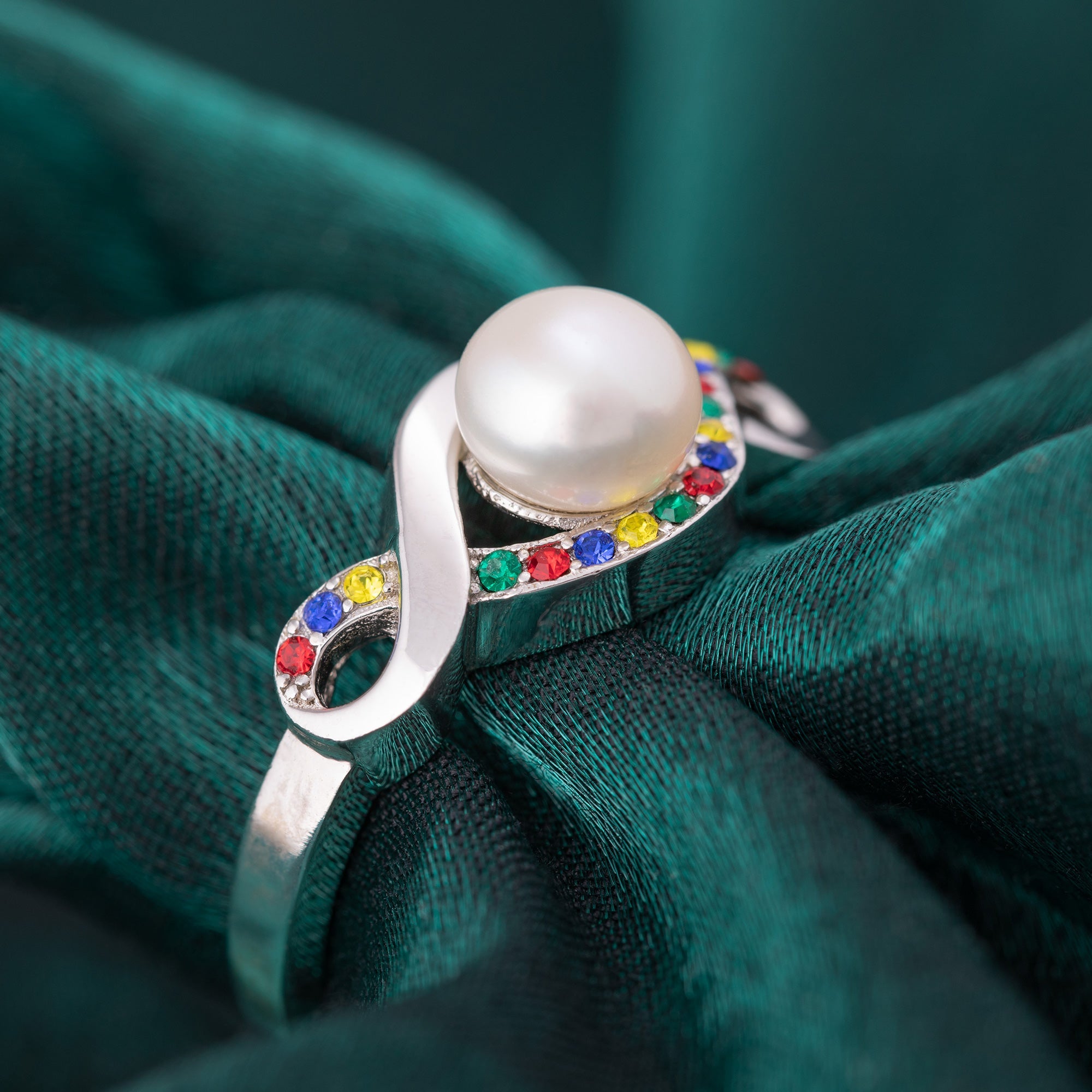 Infinite Hope&trade; Sterling & Pearl Autism Awareness Ring - Aaria Tees Aaria Tees
