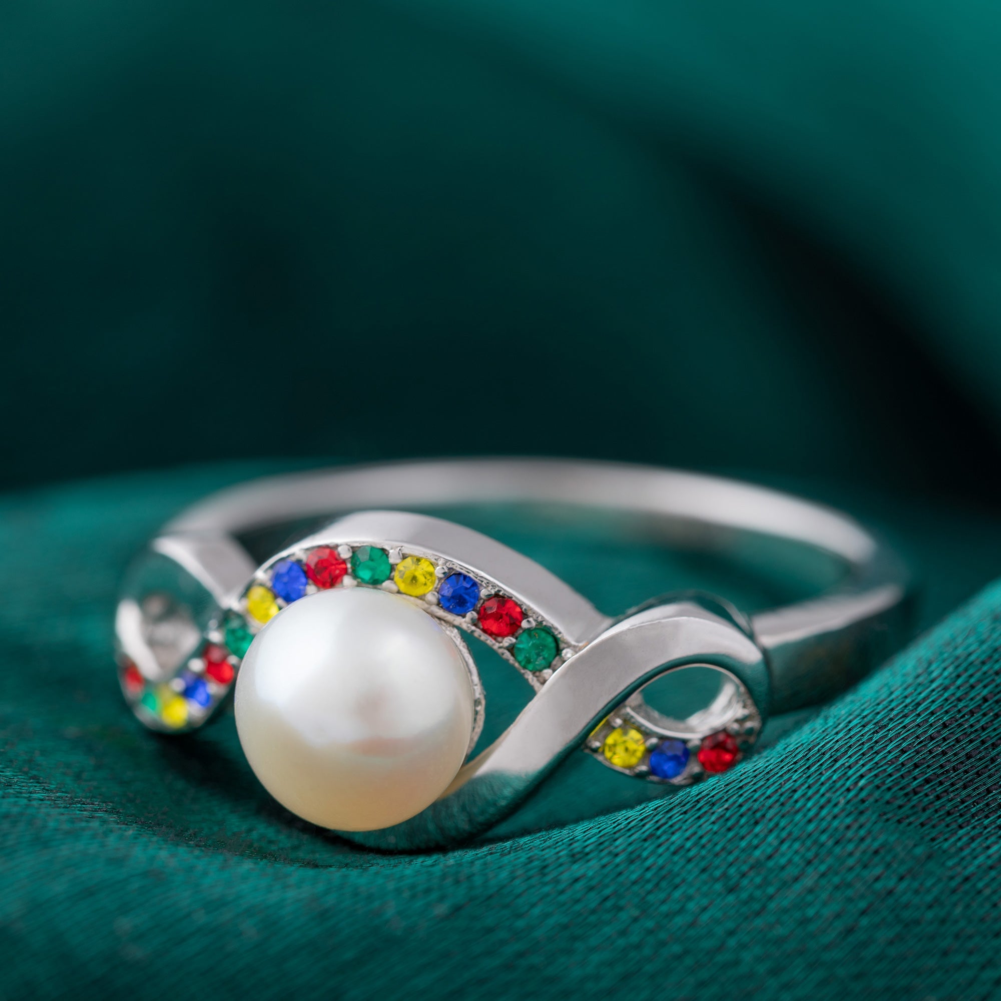 Infinite Hope&trade; Sterling & Pearl Autism Awareness Ring - Aaria Tees Aaria Tees