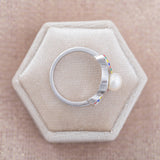 Infinite Hope&trade; Sterling & Pearl Autism Awareness Ring - Aaria Tees Aaria Tees
