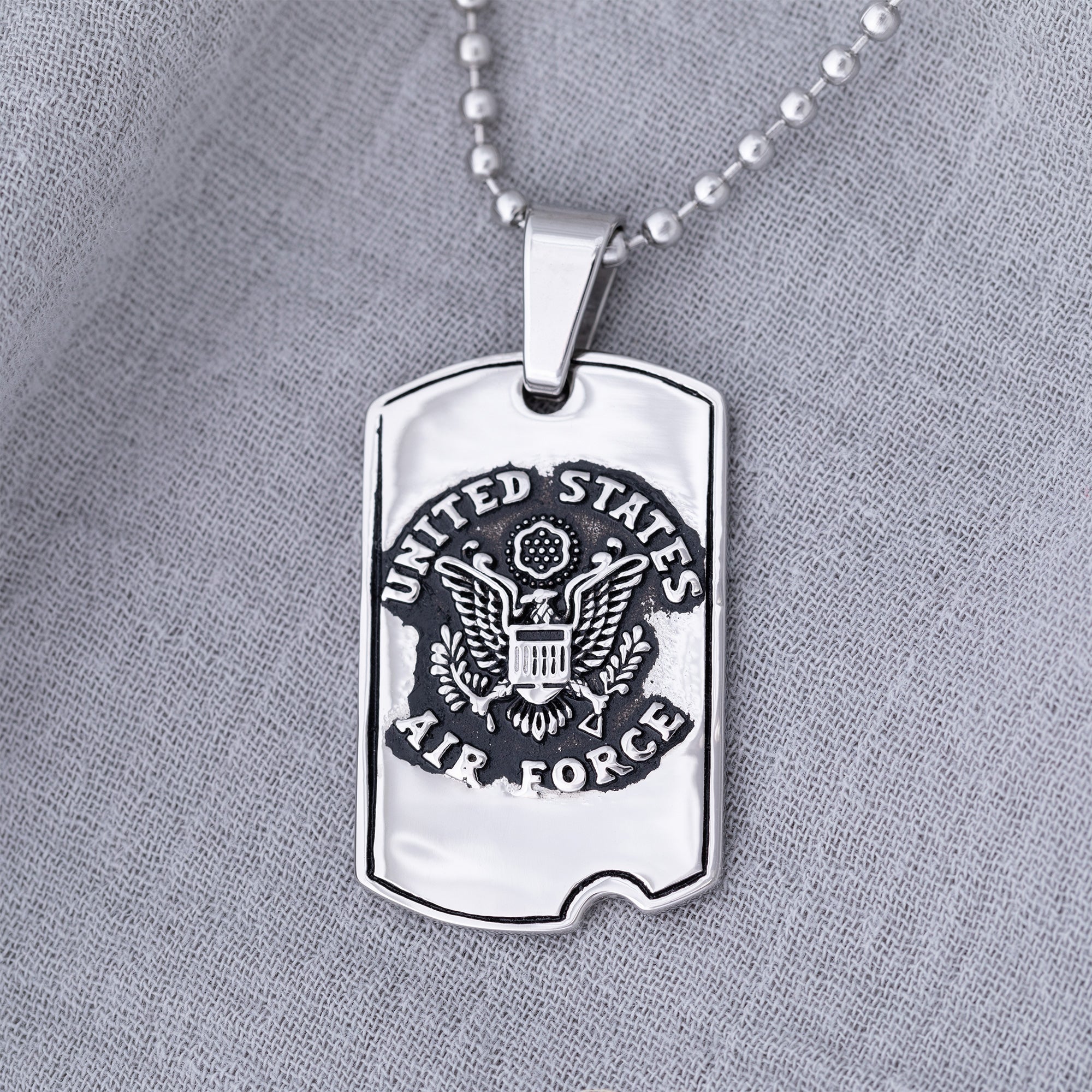 St. Michael Military Dog Tag Necklace - Aaria Tees Aaria Tees