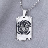 St. Michael Military Dog Tag Necklace - Aaria Tees Aaria Tees
