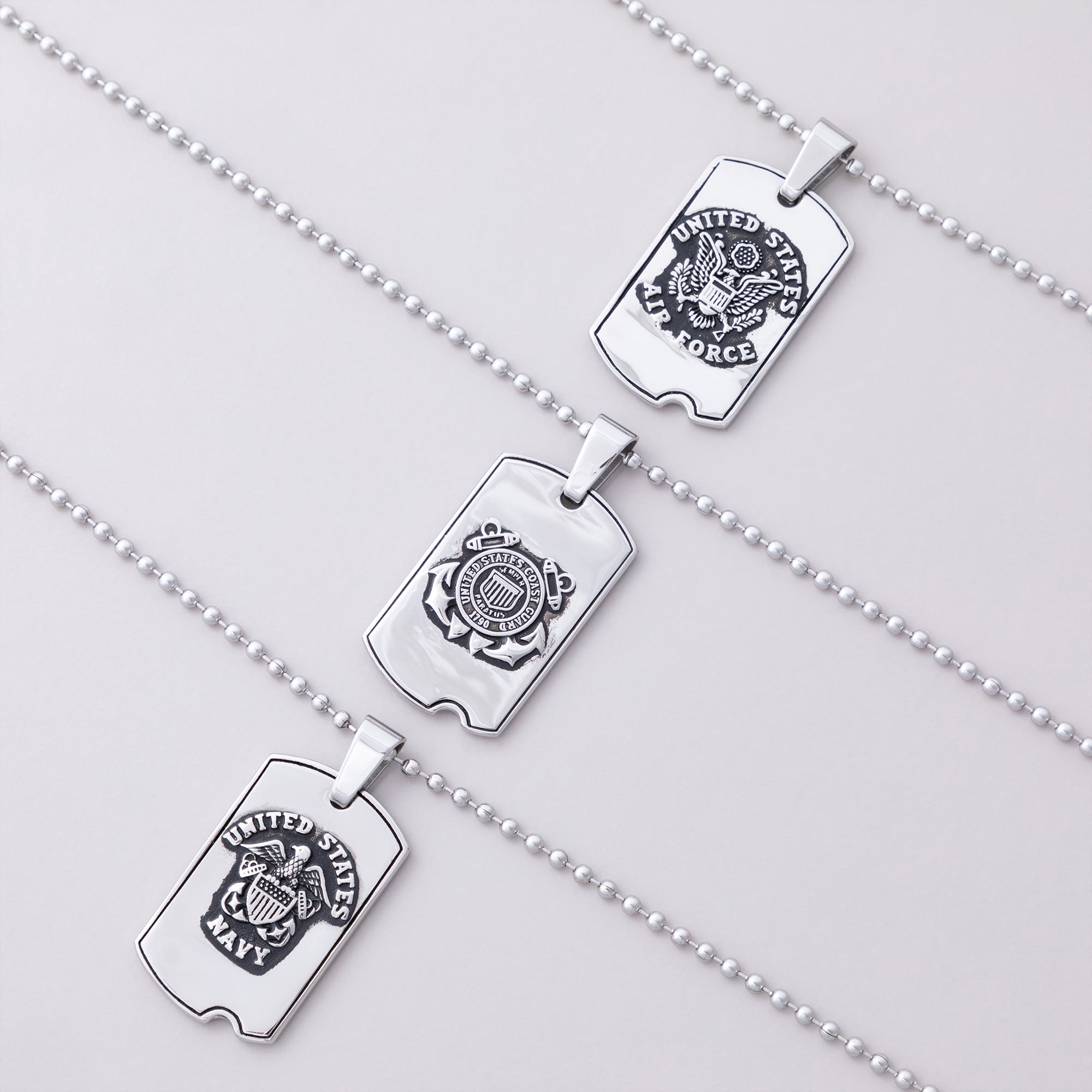 St. Michael Military Dog Tag Necklace - Aaria Tees Aaria Tees
