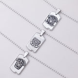 St. Michael Military Dog Tag Necklace - Aaria Tees Aaria Tees