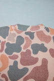 Multicolour Camouflage Western Graphic Plus Size Sweatshirt - Aaria Tees Aaria Tees