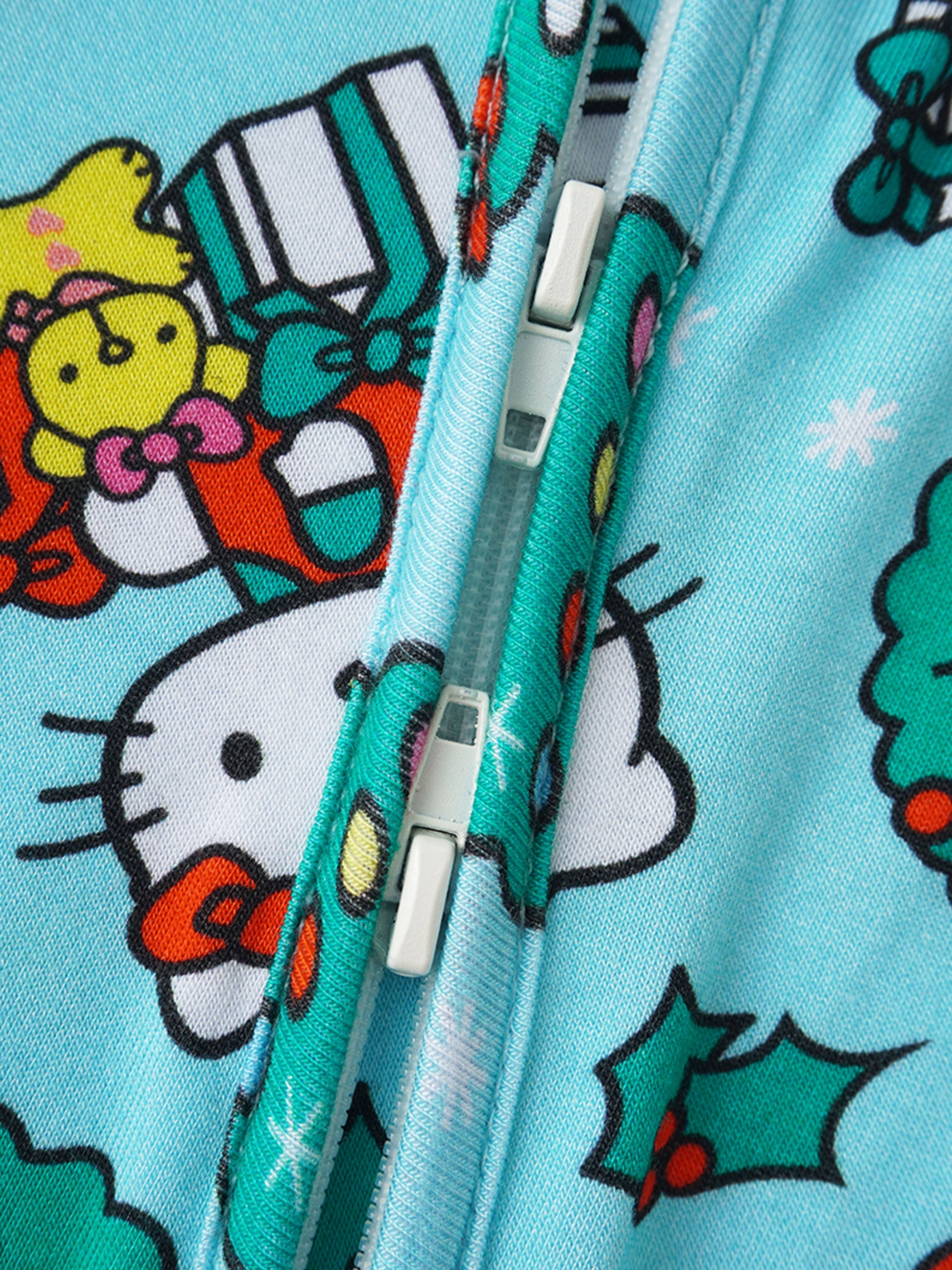PoshTOT Sanrio Hello Kitty Wreath Bamboo Baby Convertible Zippy Romper - Aaria Tees Aaria Tees