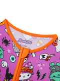 PoshTOT Sanrio Hello Kitty Milk Bamboo Baby Convertible Zippy Romper - Aaria Tees Aaria Tees
