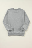 Gray Game Day Crew Neck Sweatshirt - Aaria Tees Aaria Tees