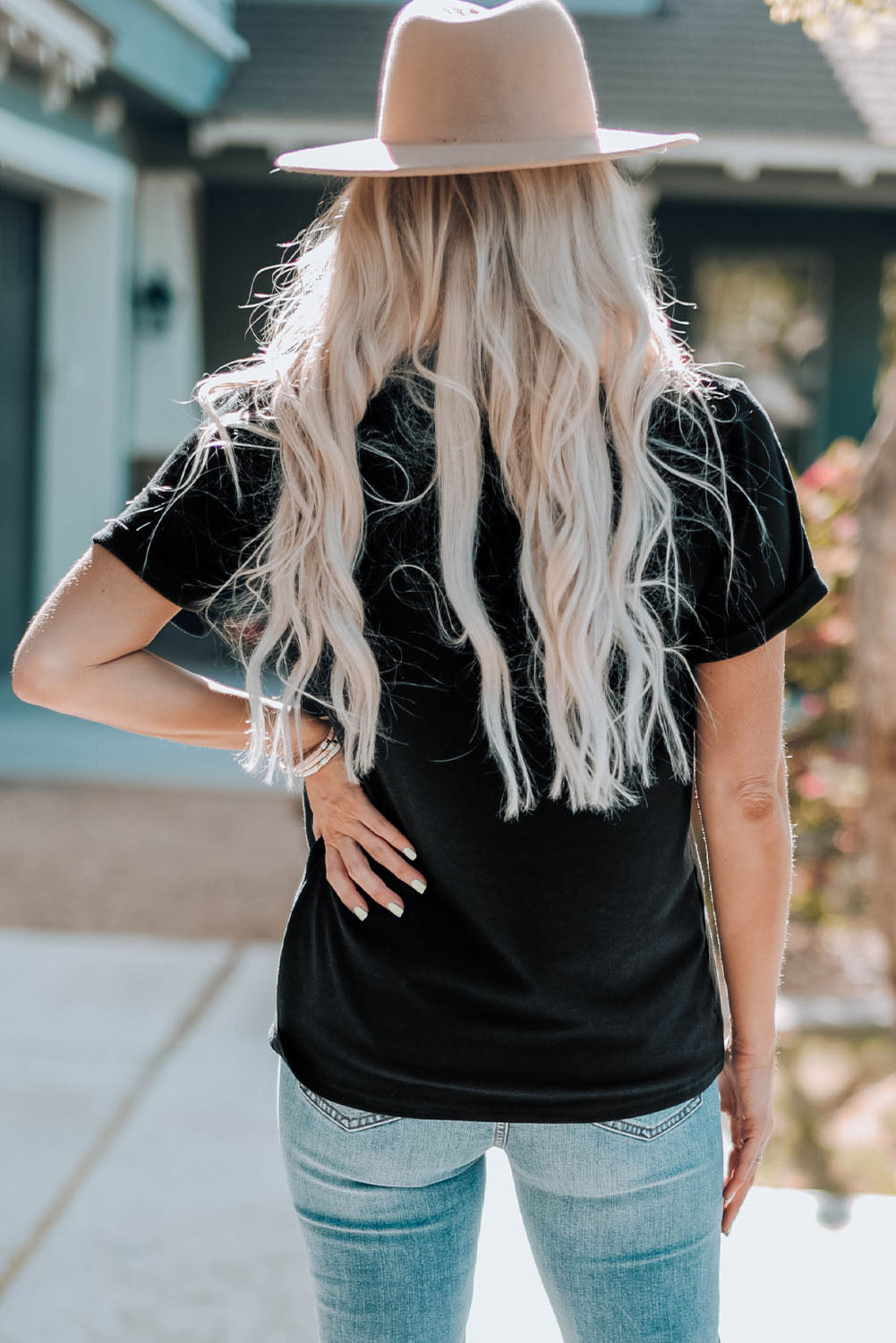 Black Nashville Music City Leopard Guitar Graphic T Shirt - Aaria Tees Aaria Tees