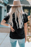 Black Nashville Music City Leopard Guitar Graphic T Shirt - Aaria Tees Aaria Tees