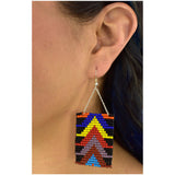 Geometric Beaded Earrings - Aaria Tees Aaria Tees