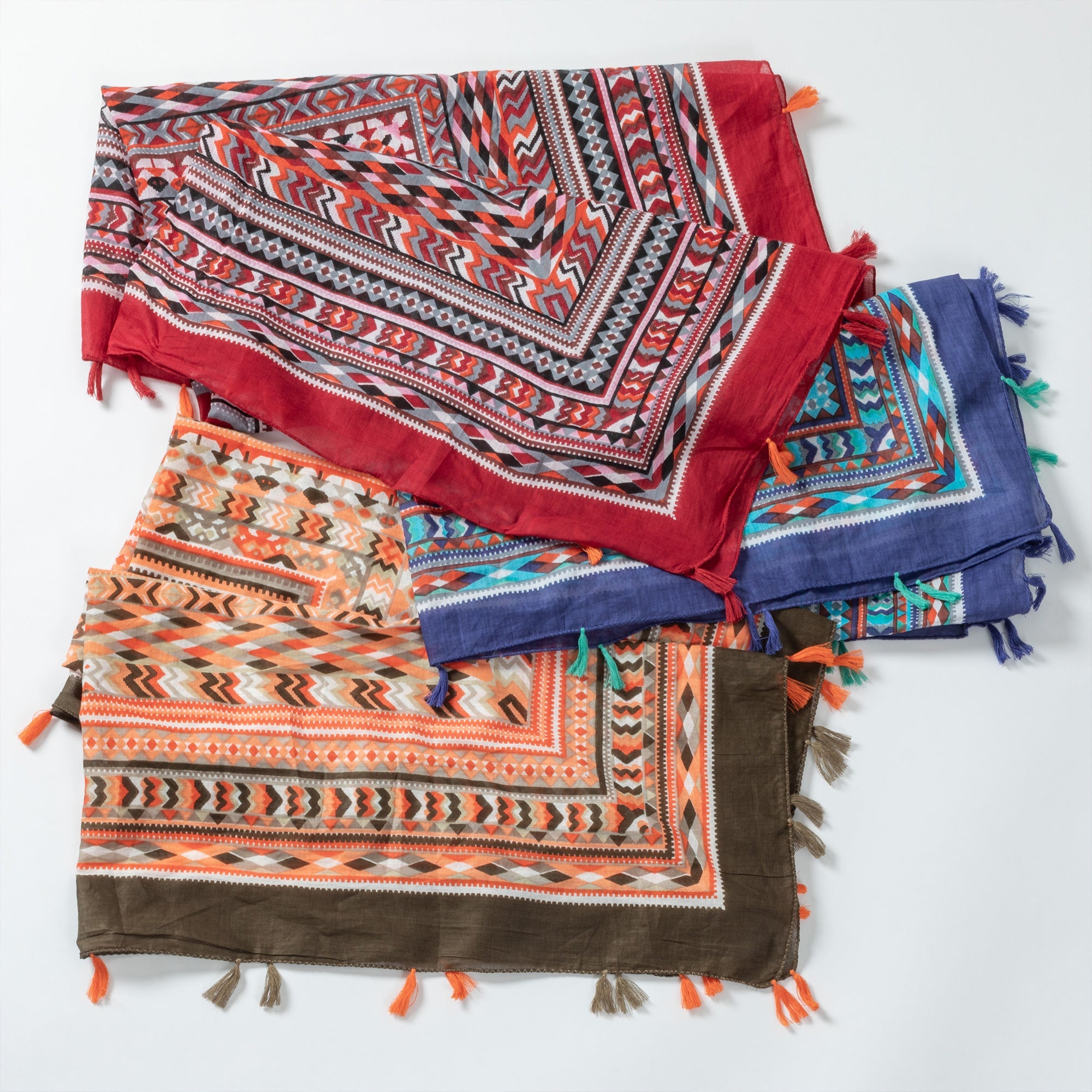 Tribal Tassel Scarf - Aaria Tees Aaria Tees