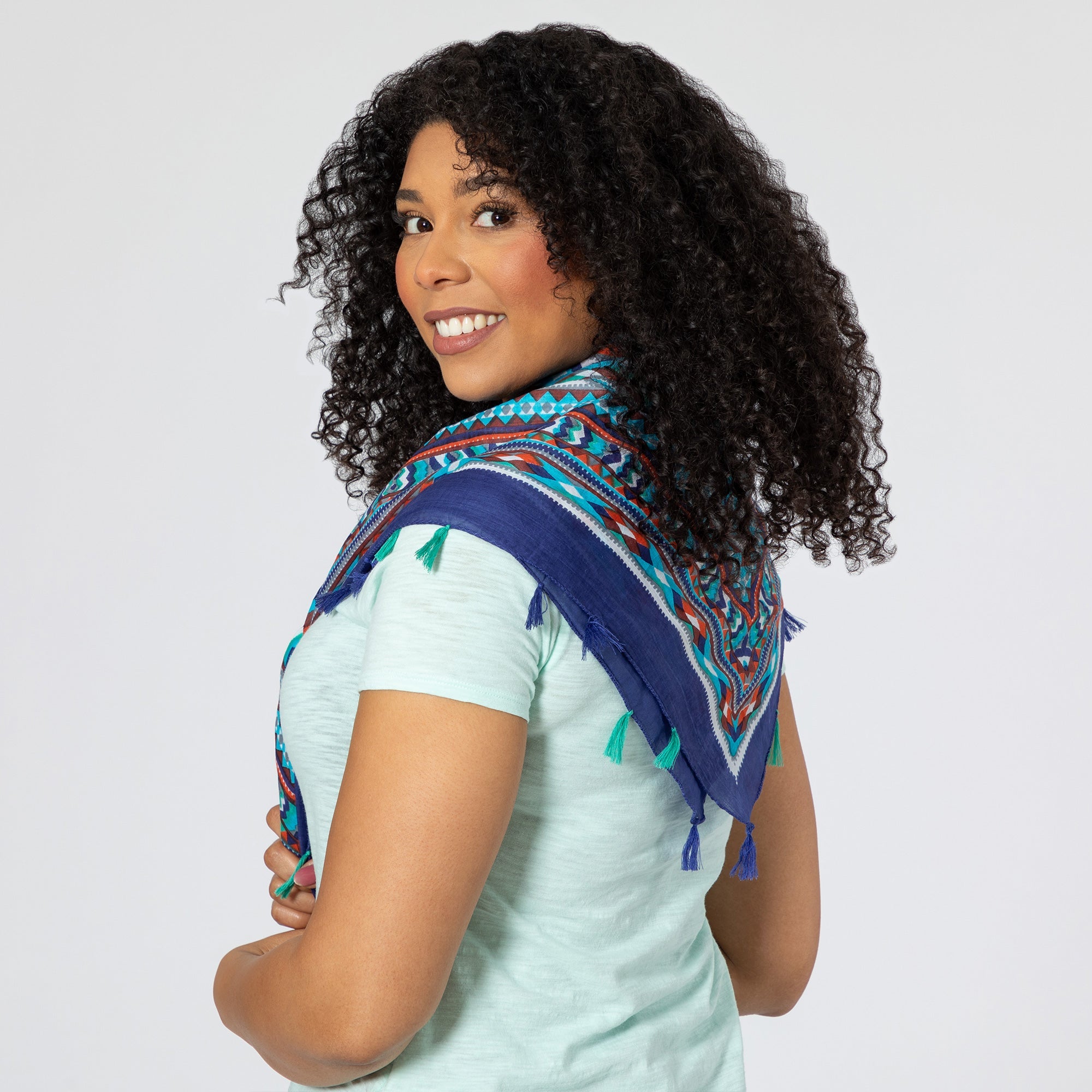 Tribal Tassel Scarf - Aaria Tees Aaria Tees