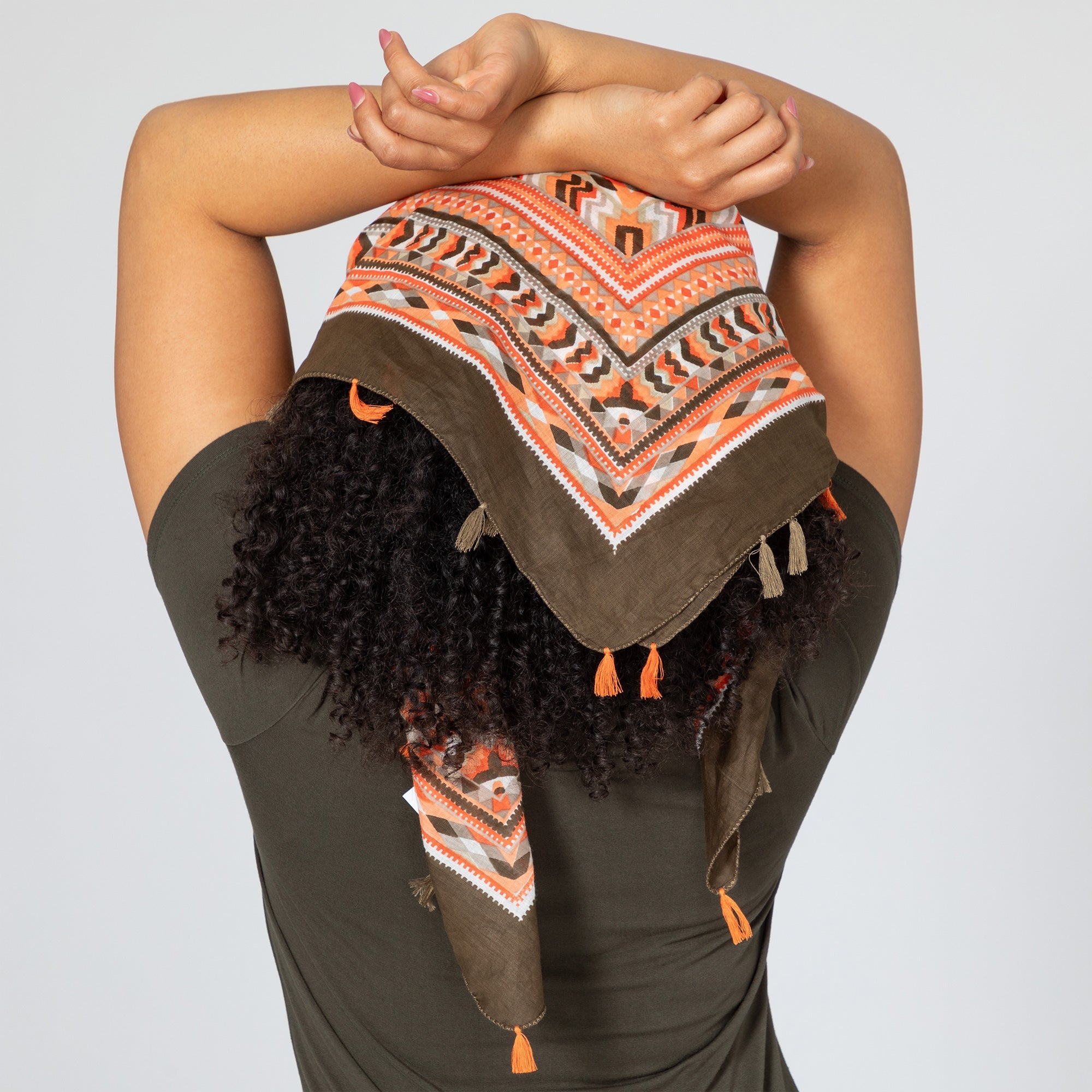 Tribal Tassel Scarf - Aaria Tees Aaria Tees