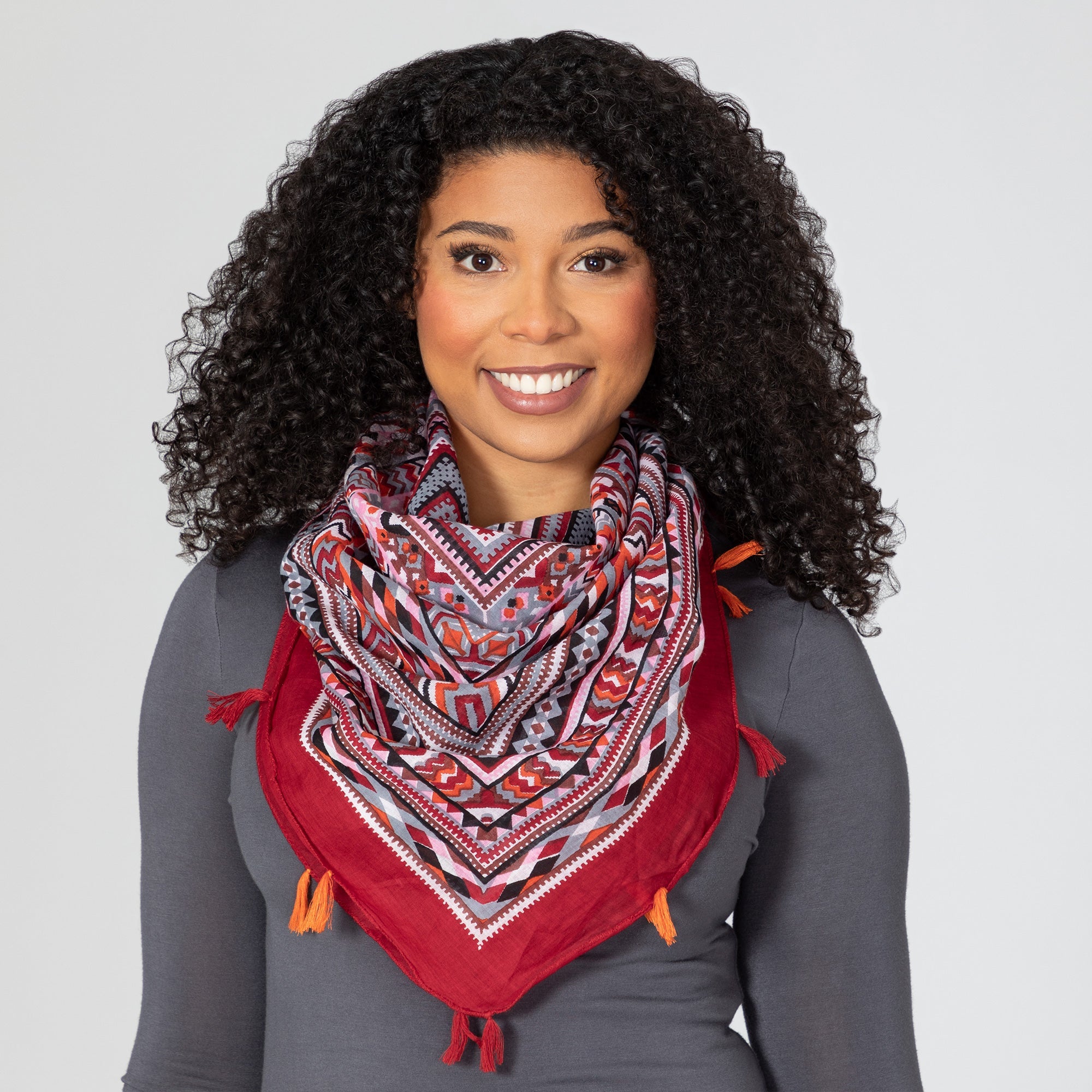Tribal Tassel Scarf - Aaria Tees Aaria Tees