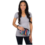 Color Burst Recycled Wristlet - Aaria Tees Aaria Tees