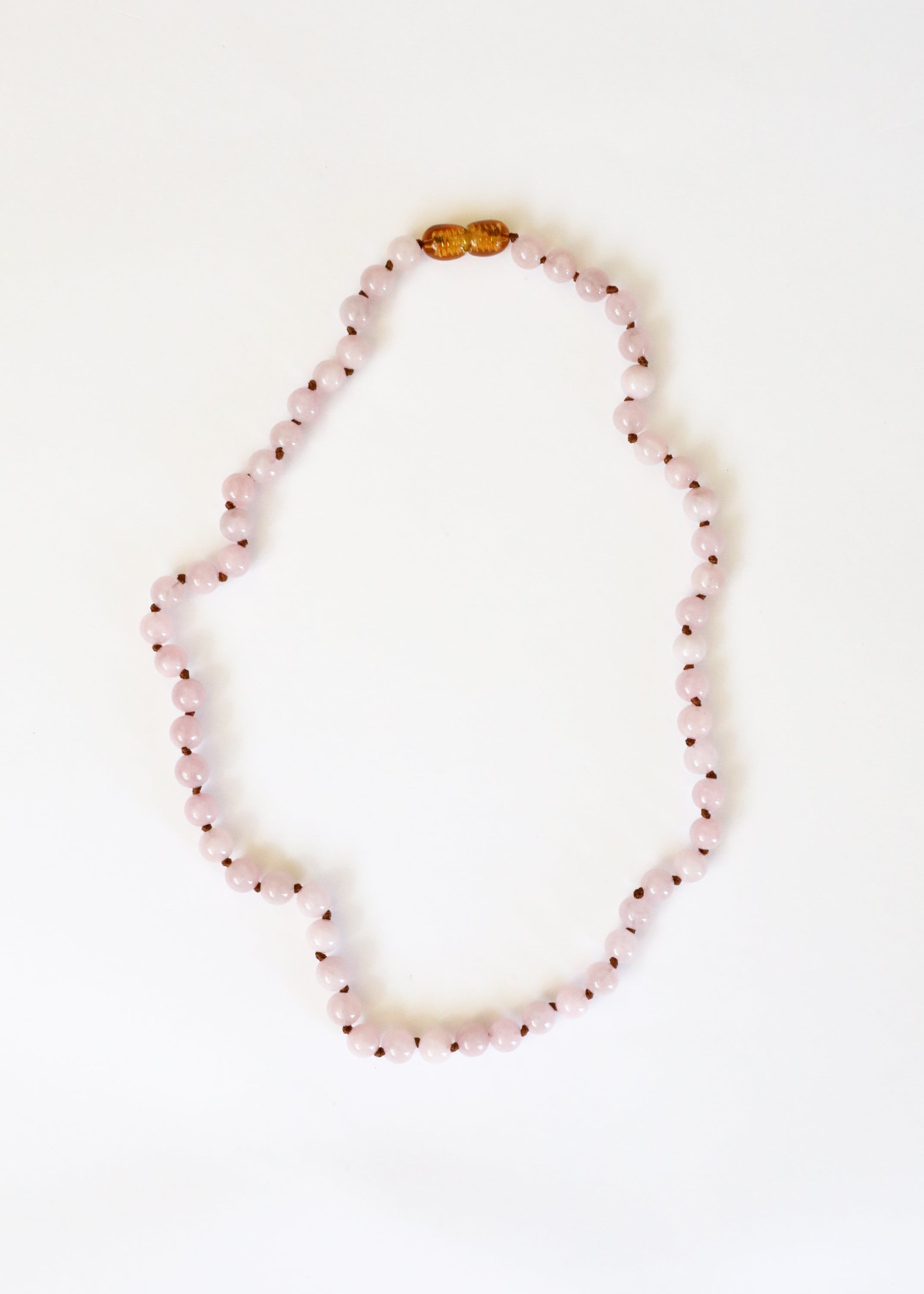 Pure Gemstone + Natural Rose Quartz || Beaded Necklace - Aaria Tees Aaria Tees