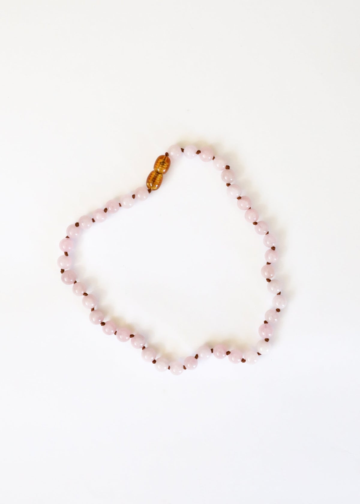 Pure Gemstone + Natural Rose Quartz || Beaded Necklace - Aaria Tees