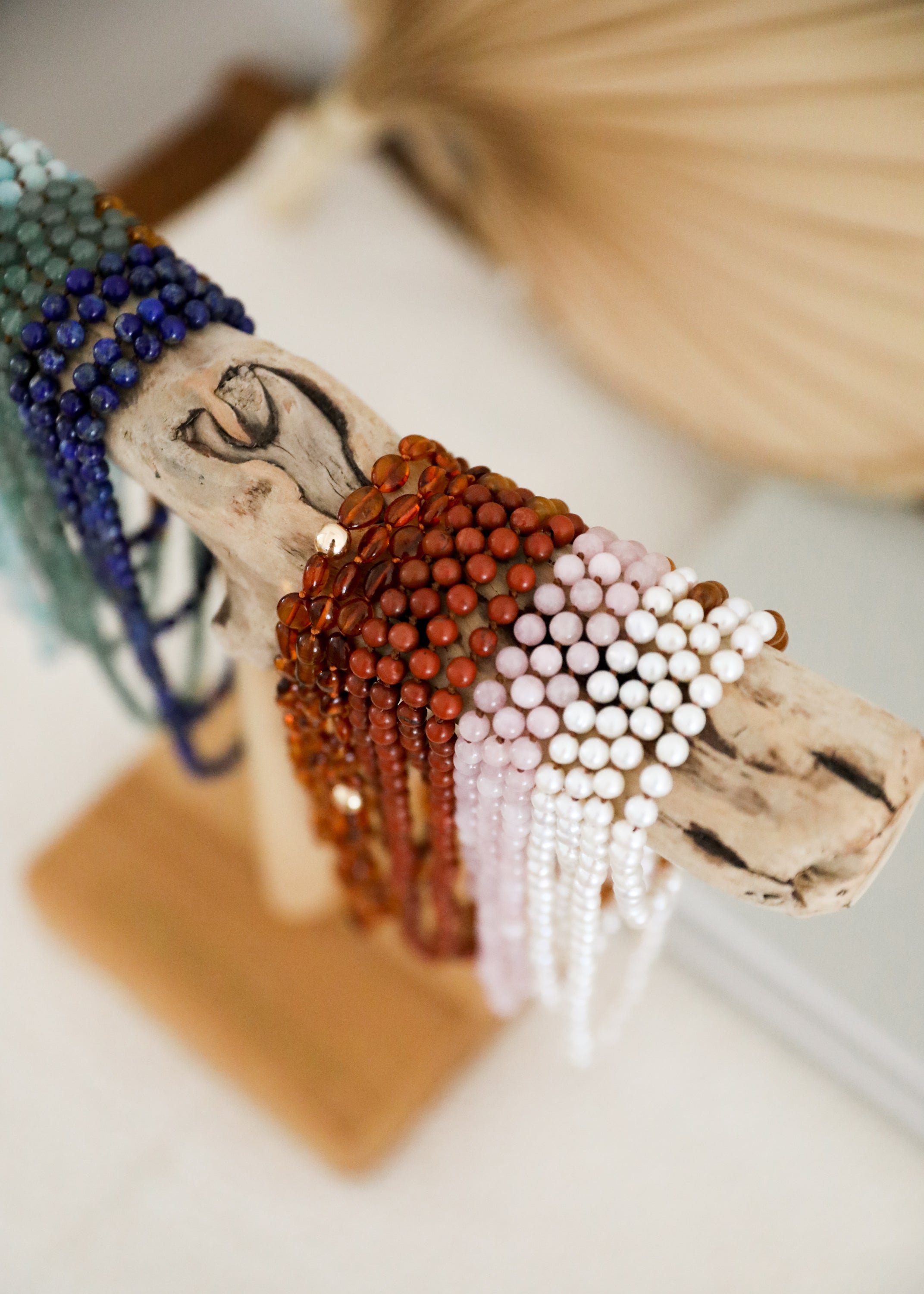 Pure Gemstone + Pearl || Necklace - Aaria Tees Aaria Tees