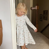 long sleeve twirl dress | into the woods - Aaria Tees Aaria Tees