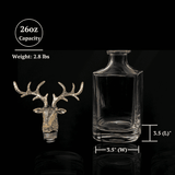Gold Stag Deer Decanter Aaria Tees