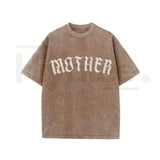 Mother Gothic Graphic T-Shirt – Old English Oversized Alternative Streetwear Tee - Aaria Tees Aaria Tees