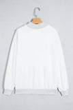 Light Grey High Neck GAMEDAY/ FOOTBALL Double Side Printed Reversible Sweatshirt - Aaria Tees Aaria Tees