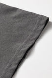 Dark Grey Cheetah Striped Print Retro Fashion Graphic Tee - Aaria Tees Aaria Tees