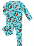PoshTOT Sanrio Hello Kitty Wreath Bamboo Baby Convertible Zippy Romper - Aaria Tees Aaria Tees