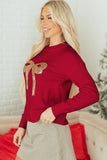 Melanie Graphic Christmas Holiday Sweater - Aaria Tees Aaria Tees